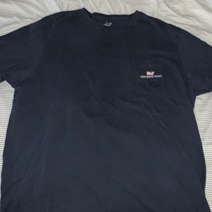 Vineyard Vines Men’s long sleeve navy t shirt with whale Xl